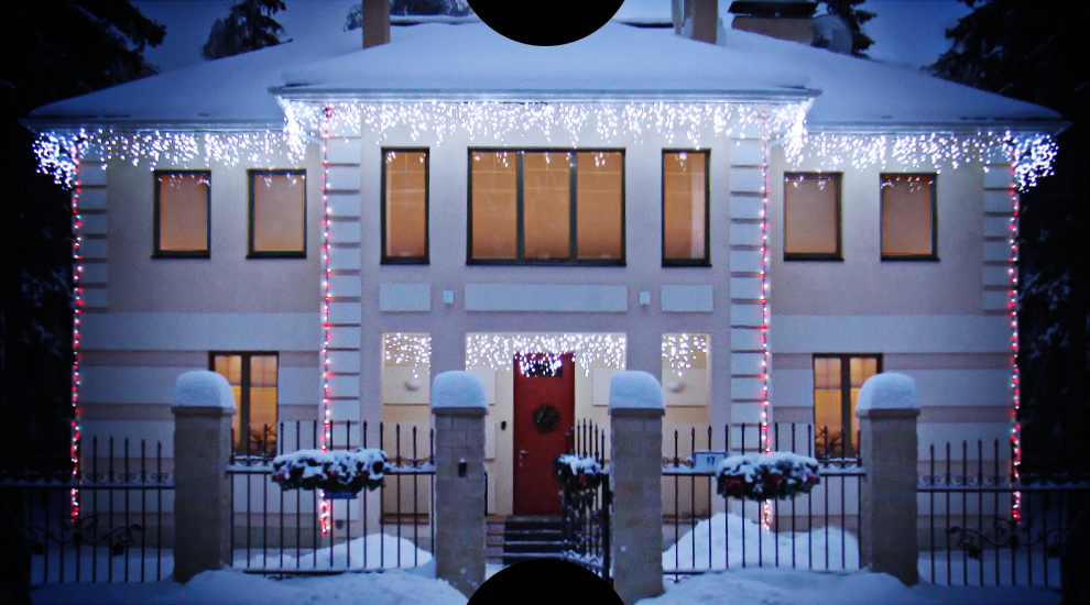 Освети! - новогоднее оформление и освещение загородного дома частного,  праздничное освещение, коттеджа, новогоднее освещение, оформление праздника